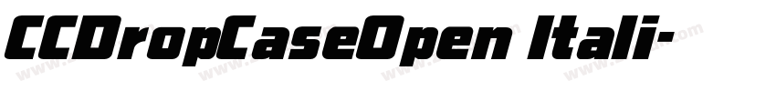 CCDropCaseOpen Itali字体转换